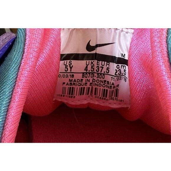 Nike Huarache Run Ultra Now Big Kids BQ7096-300 Green Grape Pink Shoes Youth 5 - Picture 11 of 11